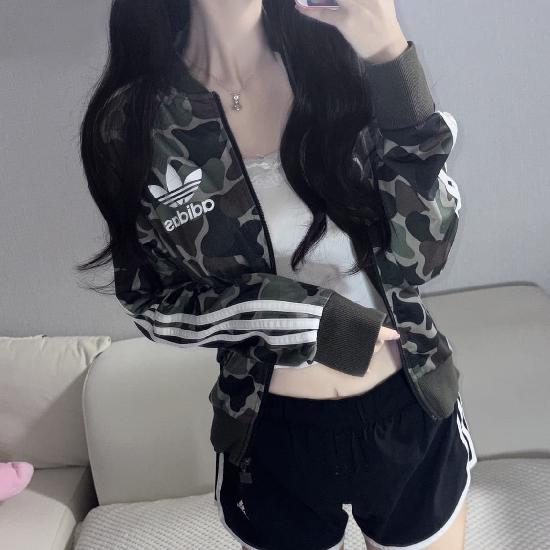 아디다스 대장급 오리지널스 파이어버드 카모 트랙탑 져지 s 상품이미지1