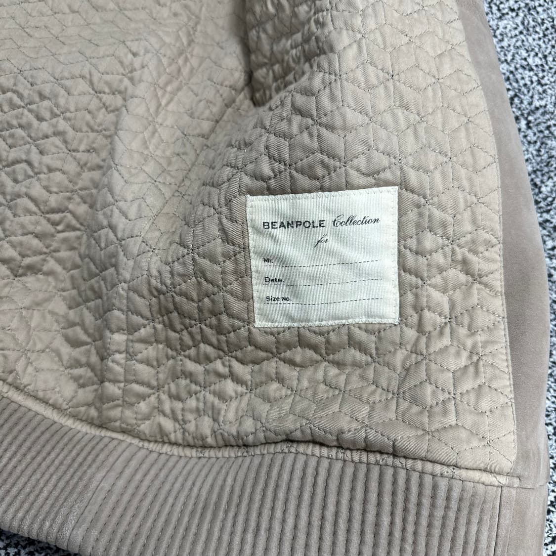 빈폴 컬렉션 양가죽 스웨이드 블루종 자켓 상품이미지8