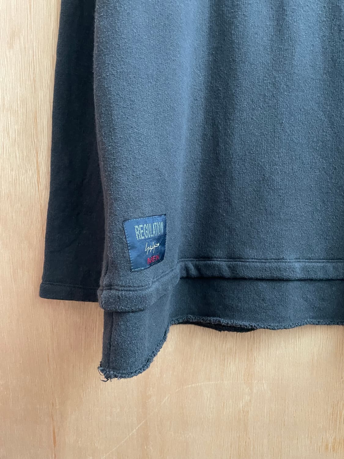 요지야마모토 컷오프 레이어드 후드 상품이미지5