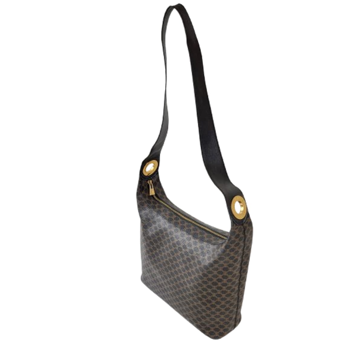 정품 셀린느 마카담 골든 서클 로고 캔버스 호보백 상품이미지4