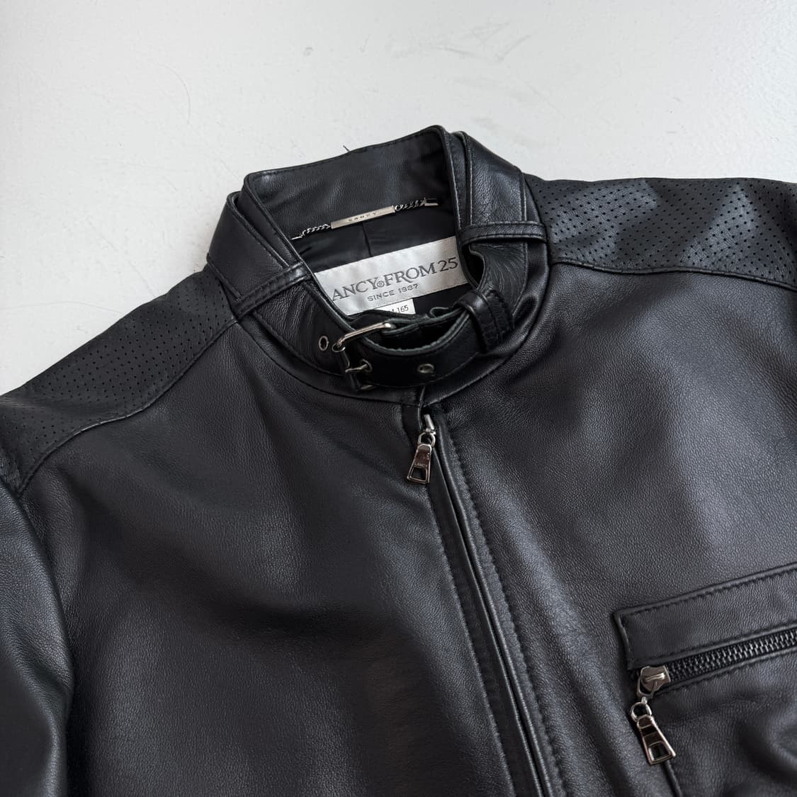 바이커 리얼레더 양가죽 가죽자켓 상품이미지4
