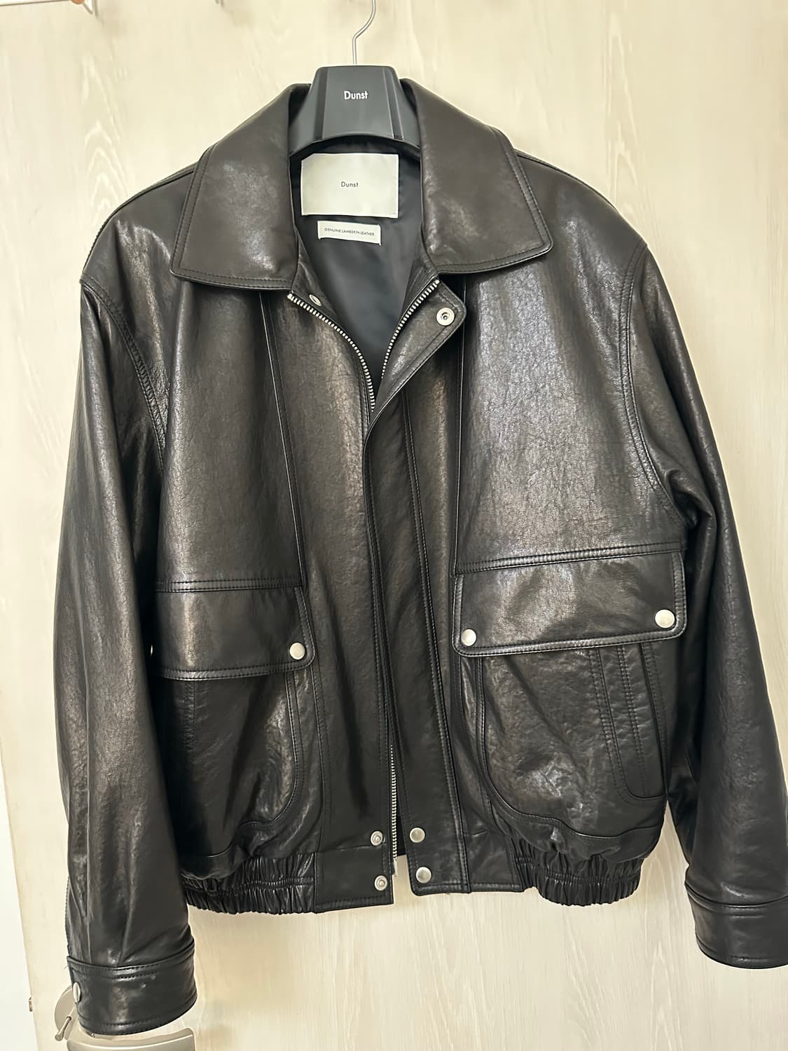 던스킨 램스킨 블루종 블랙 L사이즈 판매합니다. 상품이미지1