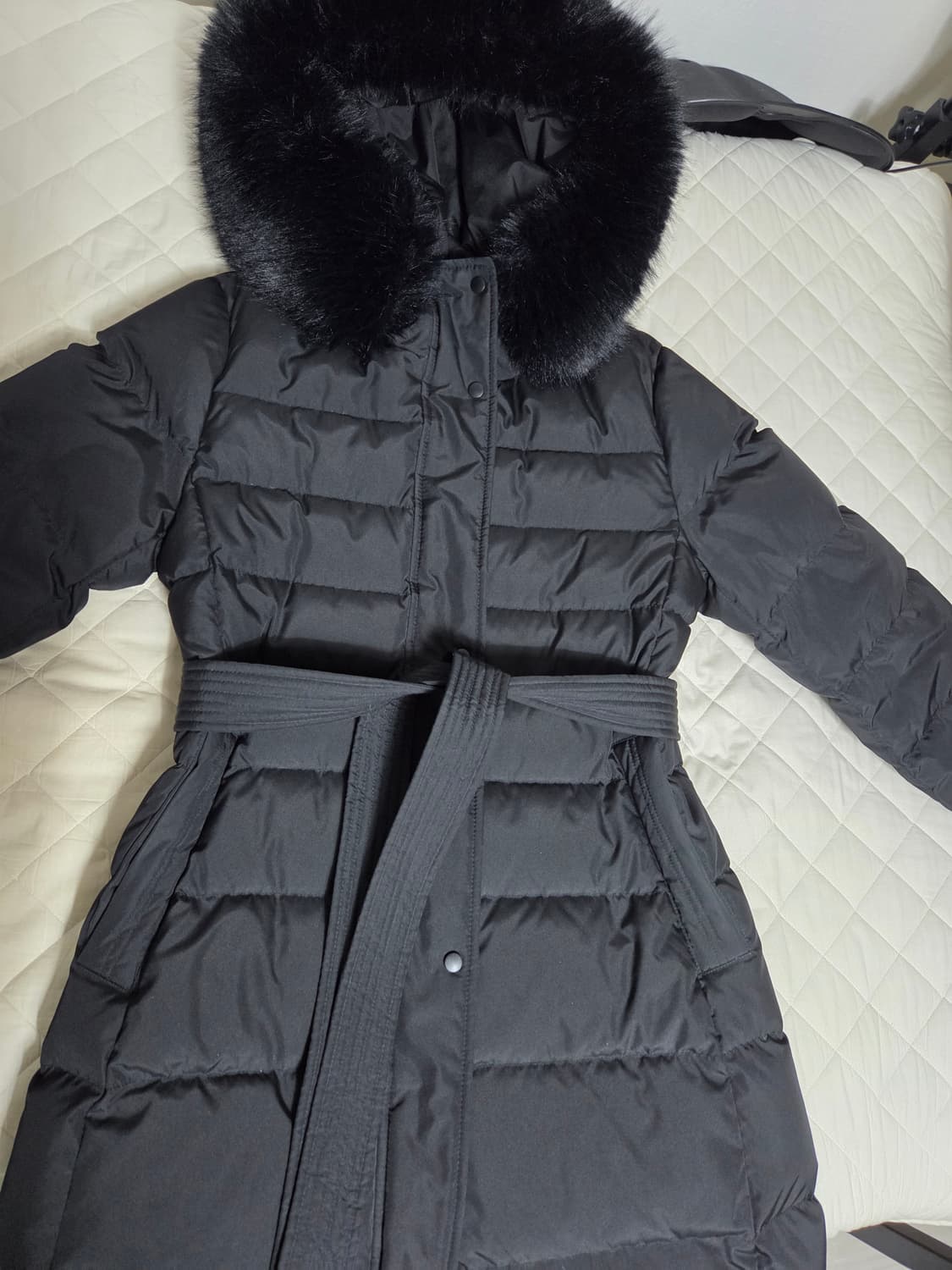 미쏘 슬림핏 롱 다운 롱패딩 새제품 상품이미지2