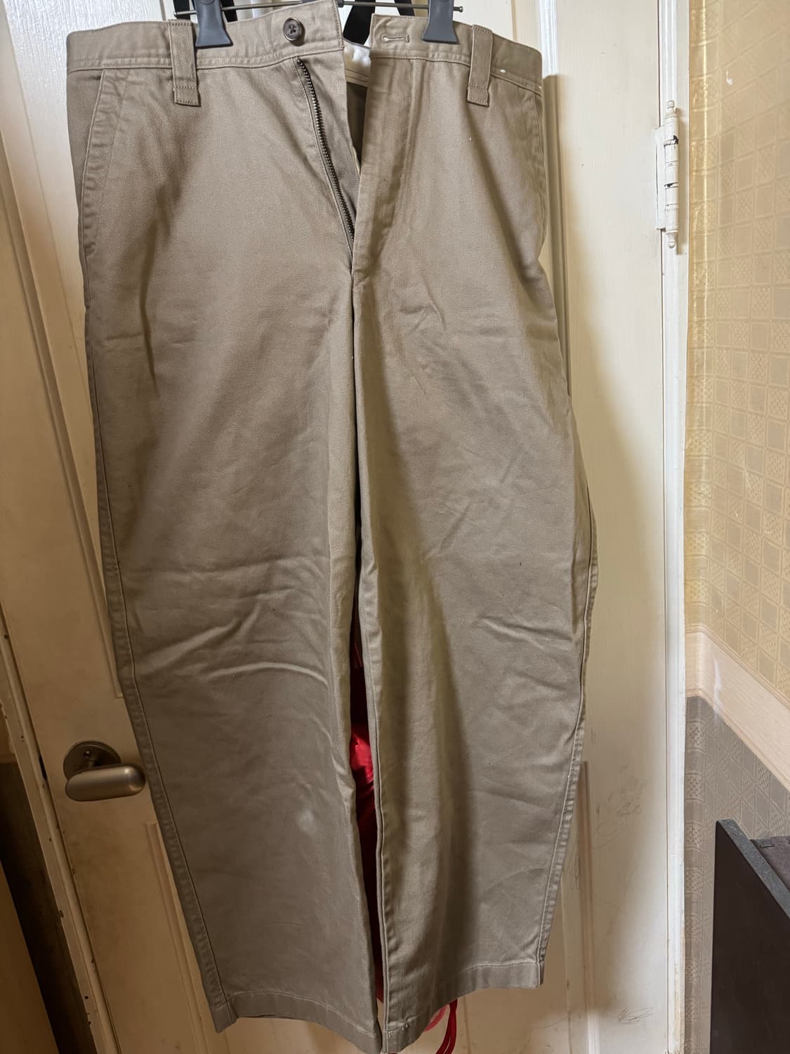 유니클로 와이드핏치노팬츠 상품이미지2