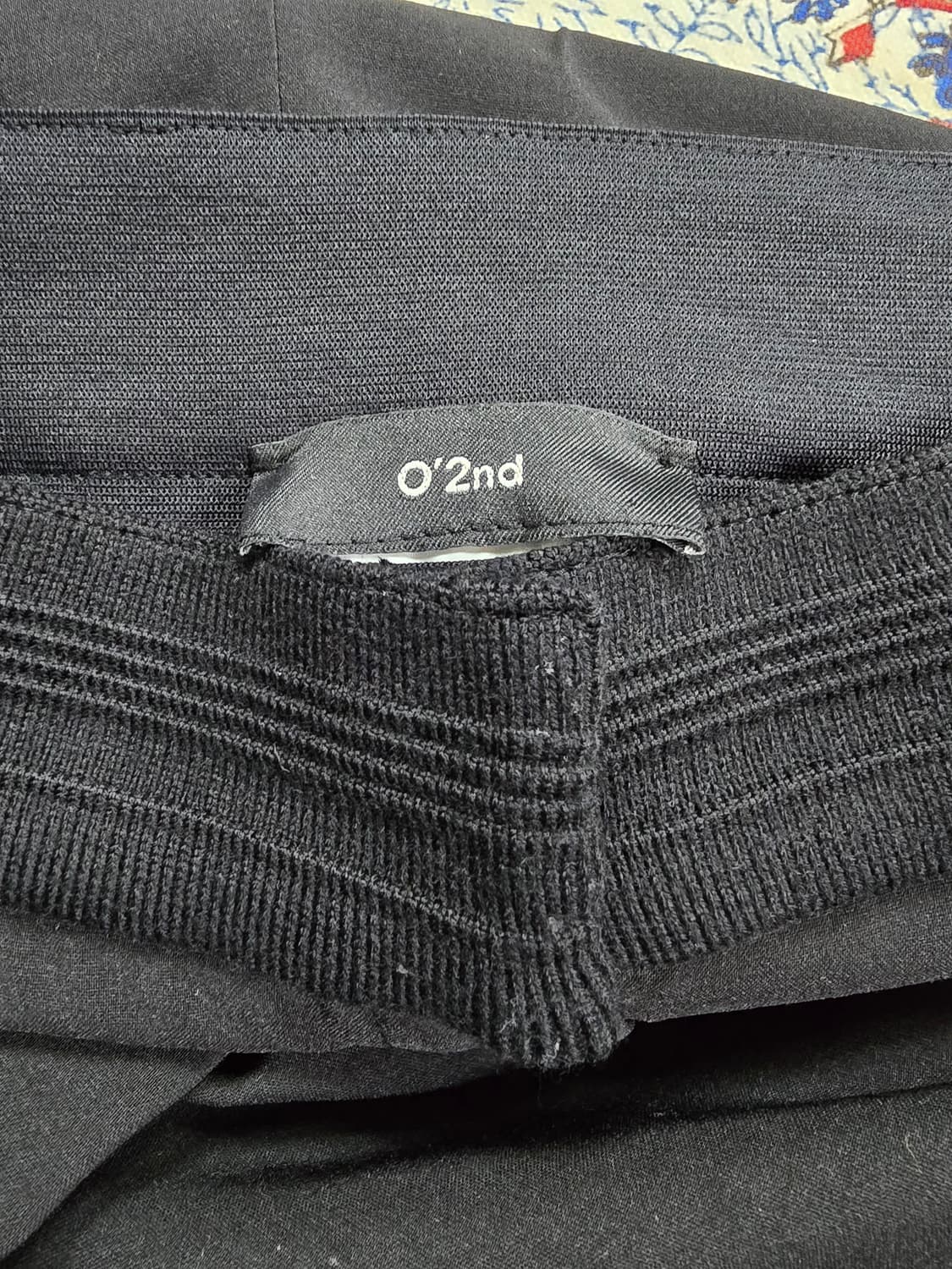 오즈새컨 블랙 와이드 슬랙스 (1908) 상품이미지3