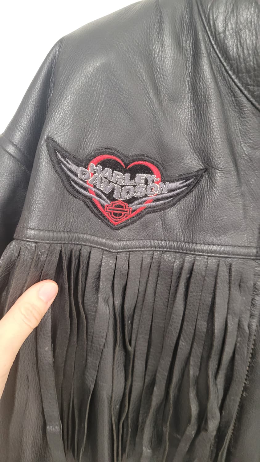 manstar 맨스타  할리데이비슨  소가죽 라이더 자켓-L사이즈 상품이미지7