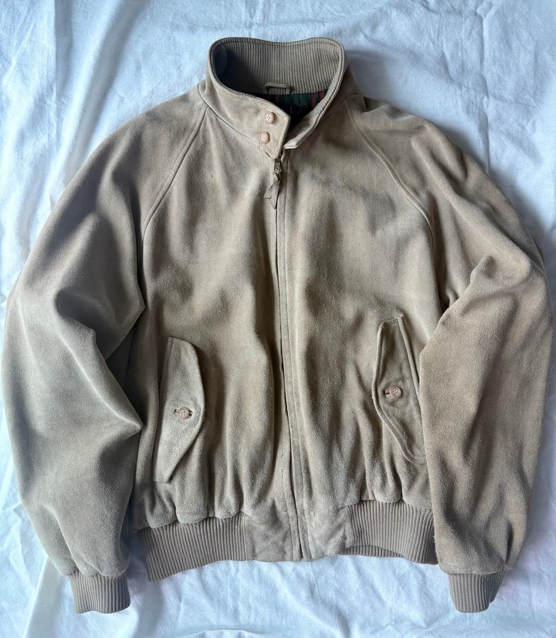 90s polo 스웨이드 해링턴 자켓 상품이미지1