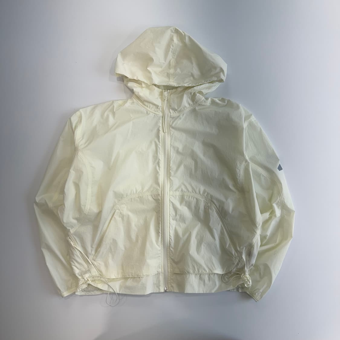 Adidas 아디다스 아이보리 바람막이 후드집업 상품이미지3