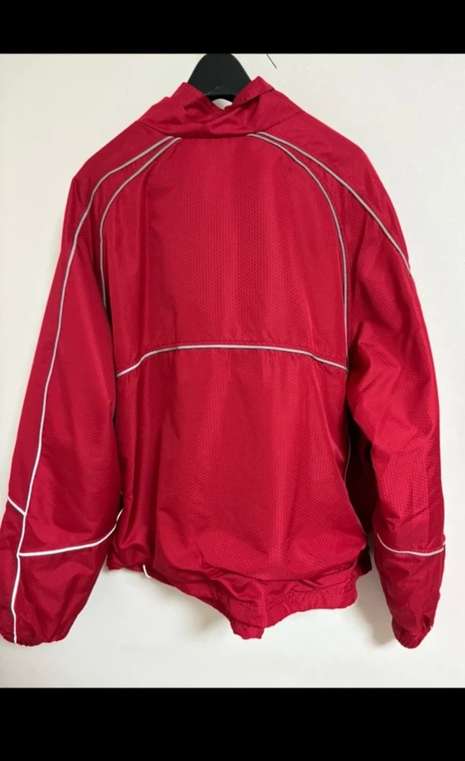 슈프림 리플렉티브 파이핑 풀오버 레드 - 24FW 상품이미지3