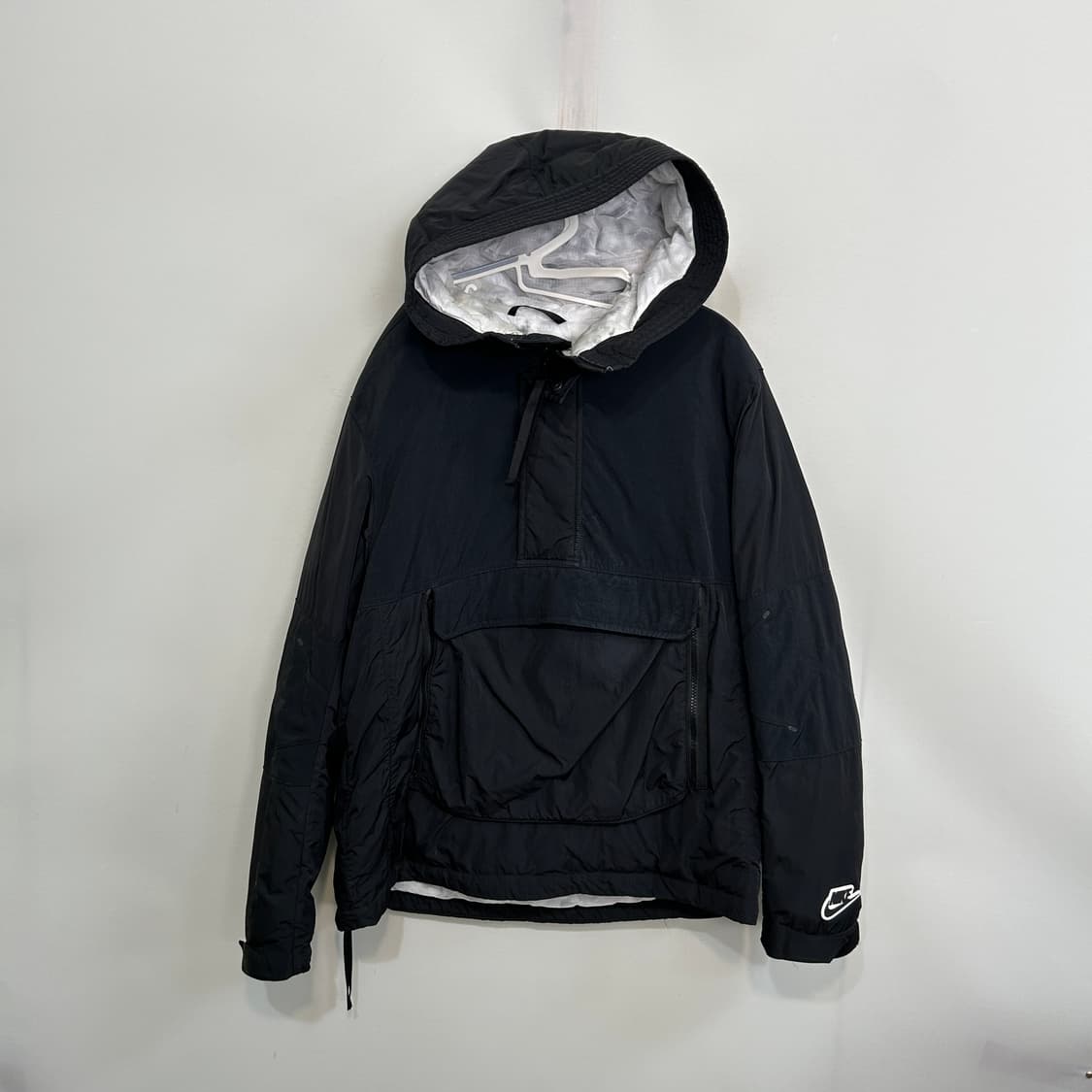 나이키 남성 블랙 암스우시 빅포켓 후드 풀오버 아노락 100 상품이미지1