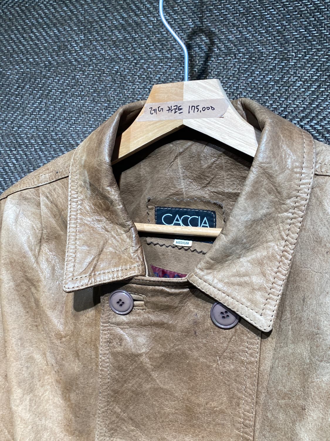 CACCIA 레더 카코트 상품이미지7