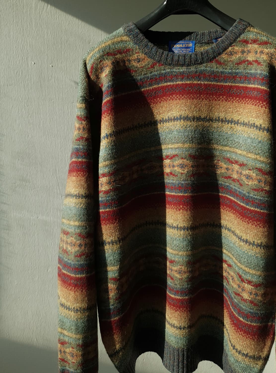 90s PENDLETON virginwool sweater 상품이미지7