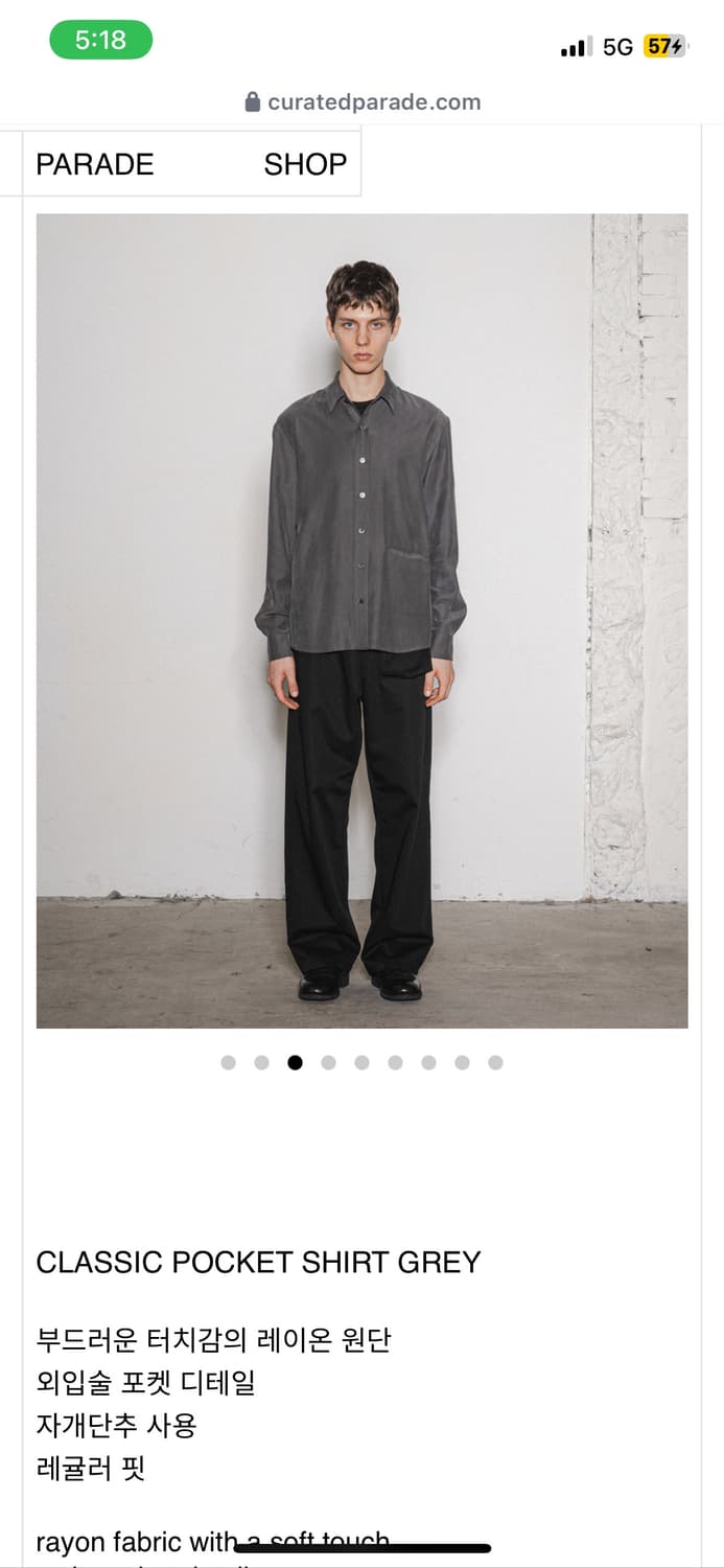 curated parade 셔츠 (48) 상품이미지2
