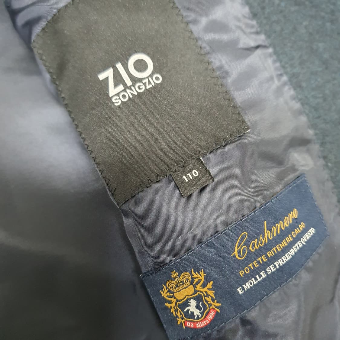 미착용 지오송지오 울 캐시미어 코트 남자105 상품이미지9