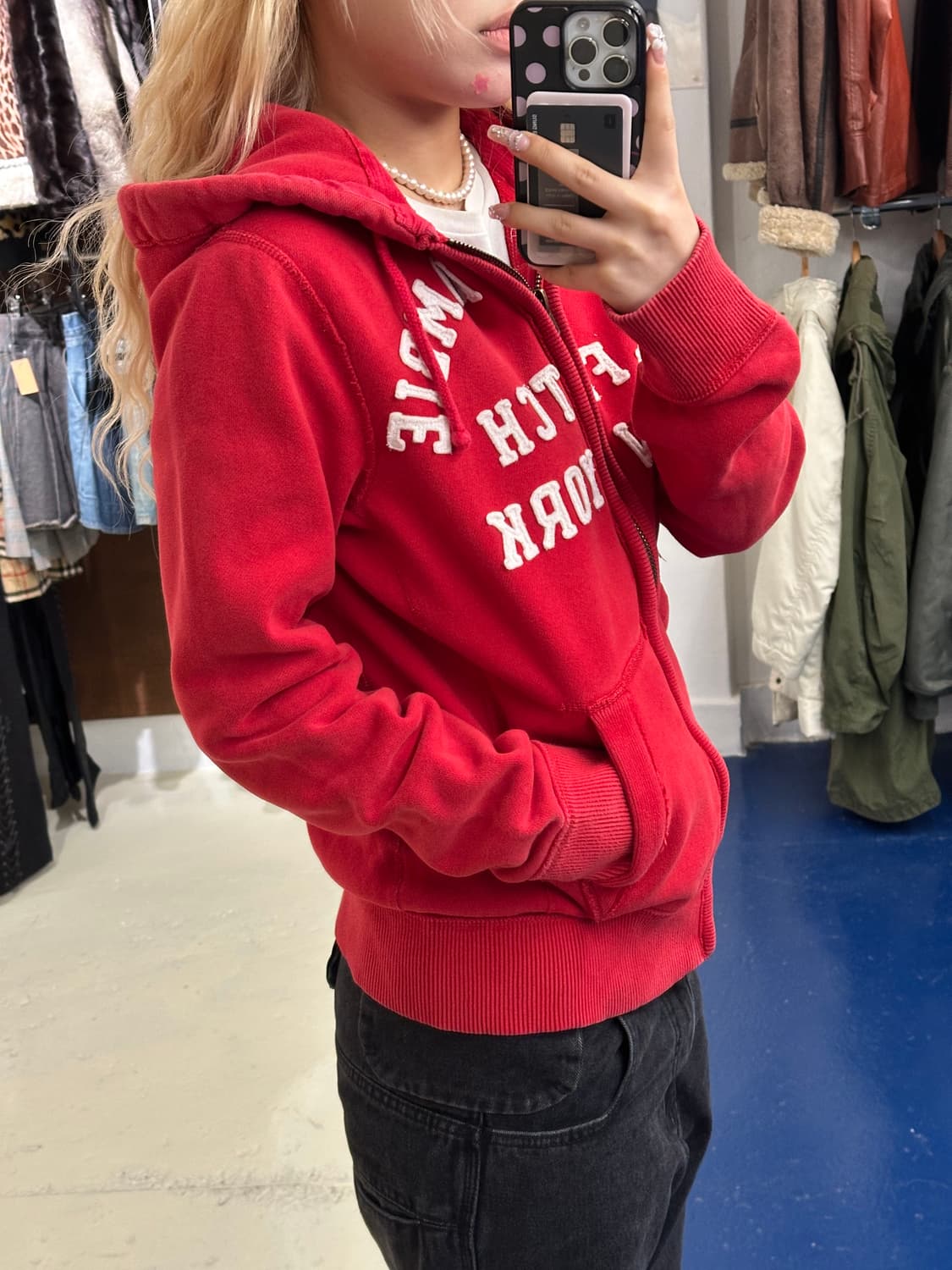 AnF 아베크롬비 Y2K 후드집업 상품이미지2