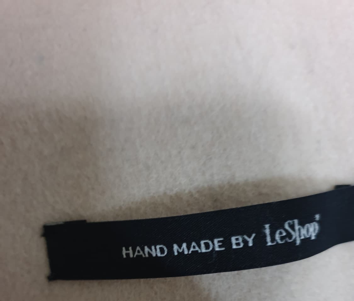 RE SHOP 핸드메이드 울 롱코트 베이지 (F) 상품이미지2