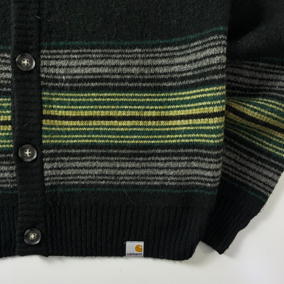 Carhartt  칼하트 WIP 딜런 스트라이프 니트 가디건  상품이미지4