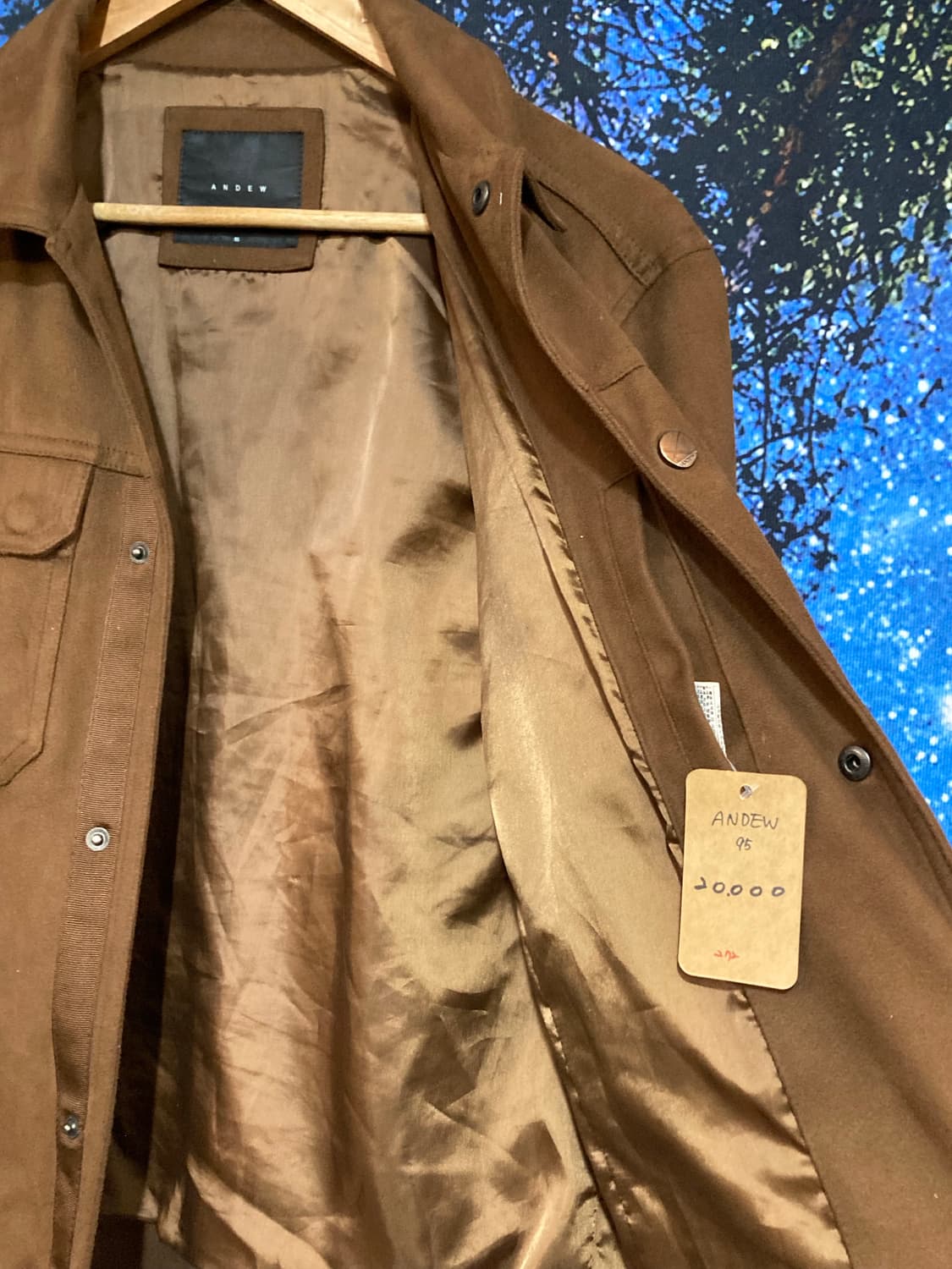 ⚜️ANDEW(앤듀) 스웨이드 브라운 재킷 상품이미지4