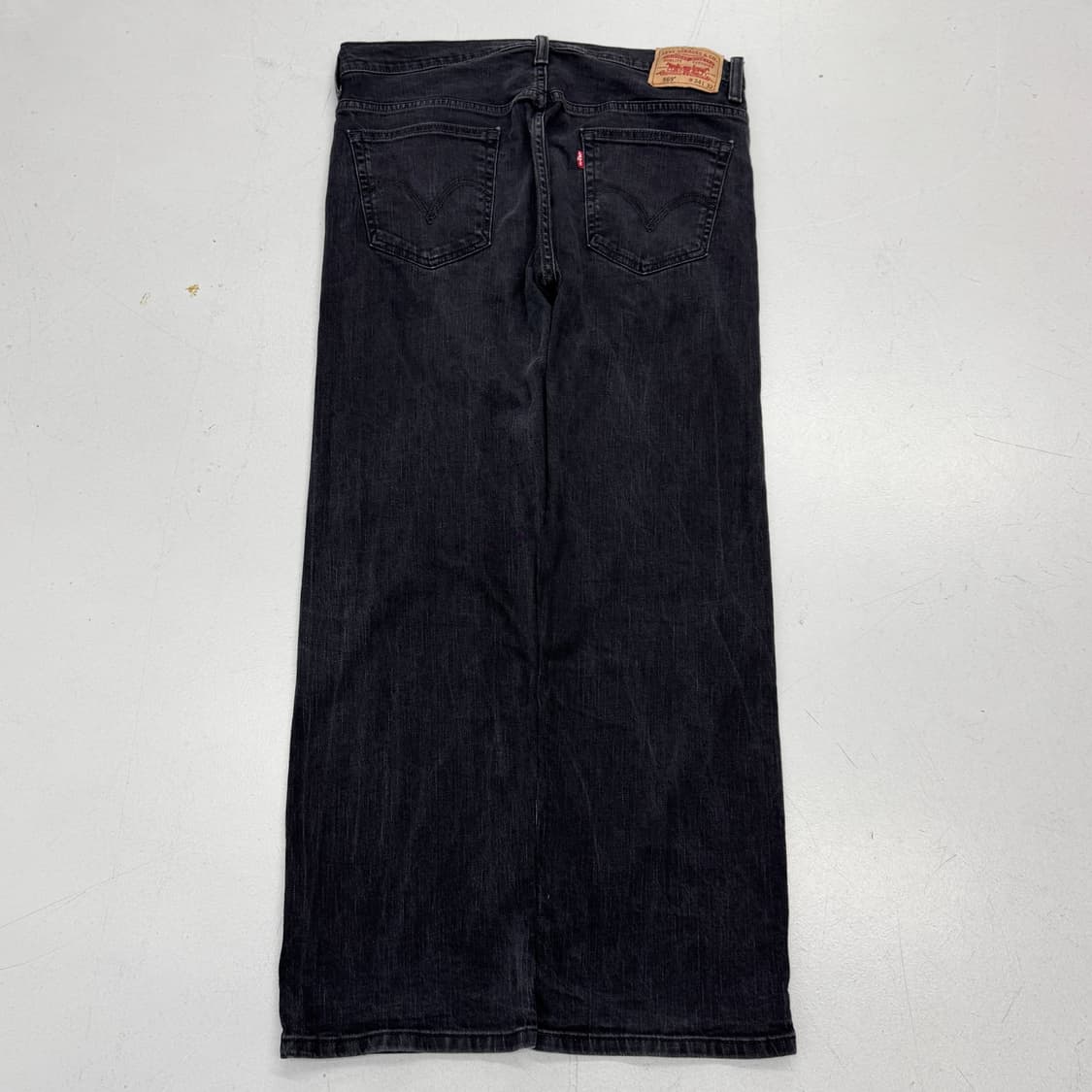 리바이스 569 새깅 와이드 데님팬츠 블랙 상품이미지3