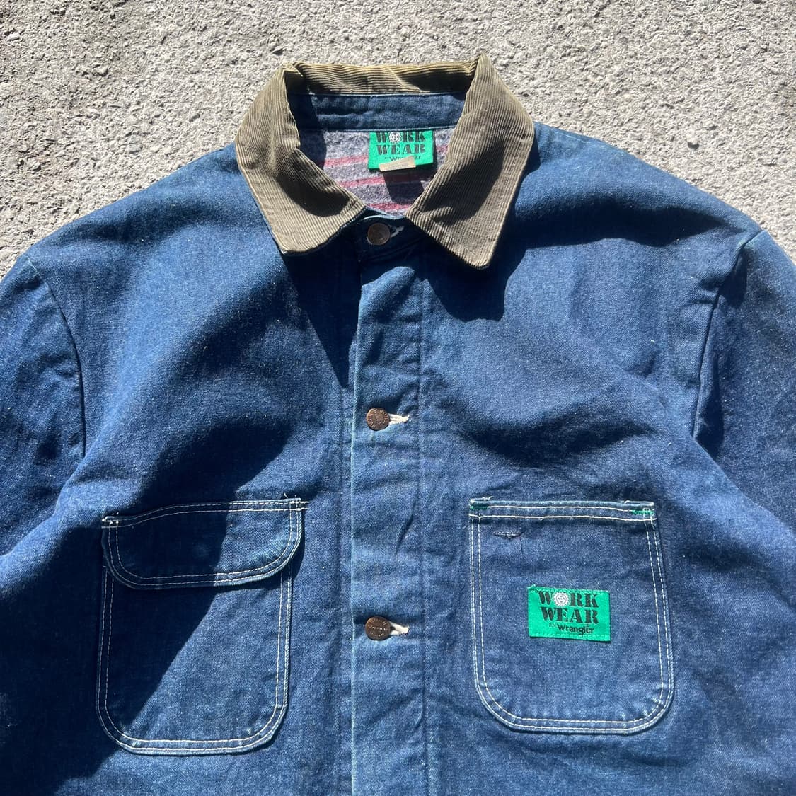 90’s Workwear by Wrangler 데님 커버올 상품이미지2