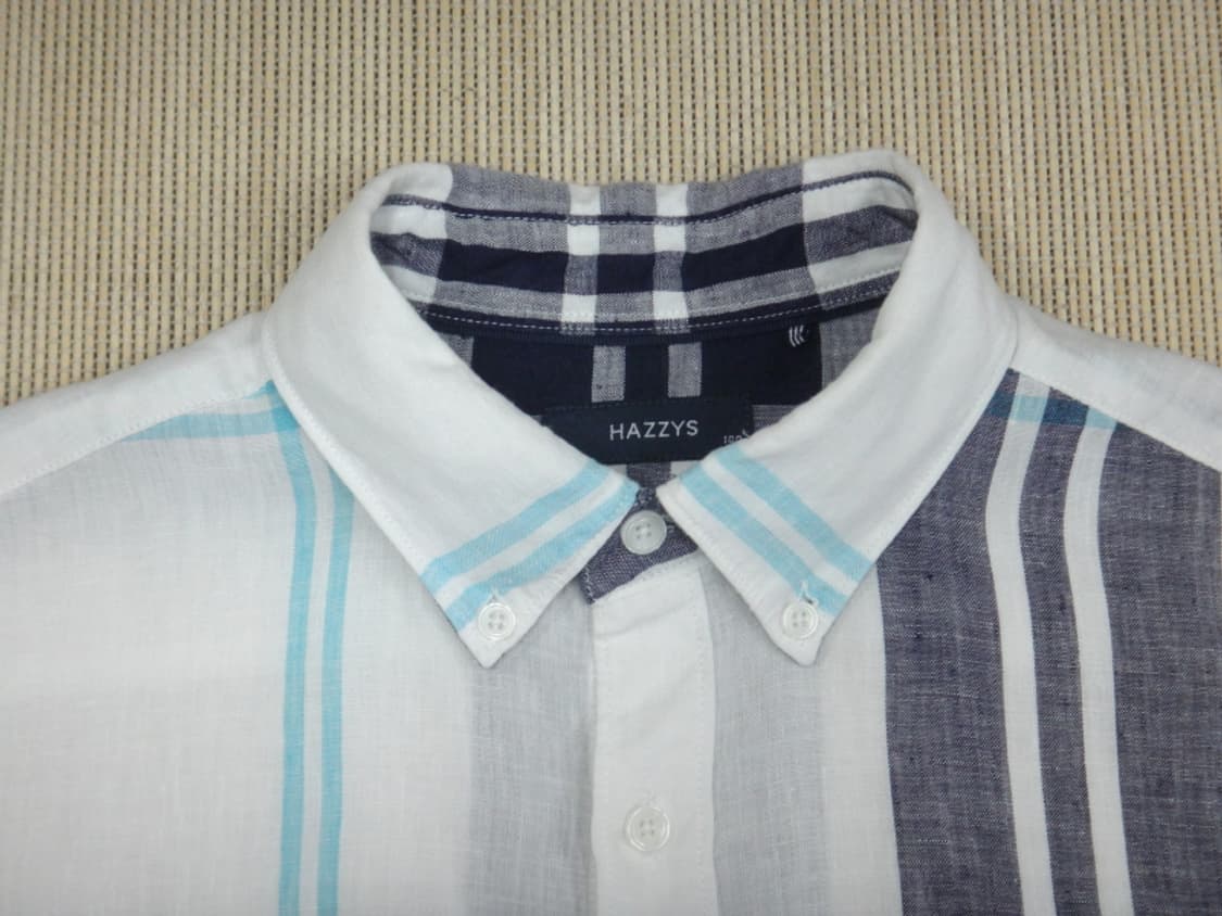 (100) HAZZYS 헤지스 린넨 하절기 남성 긴팔 셔츠 상품이미지7