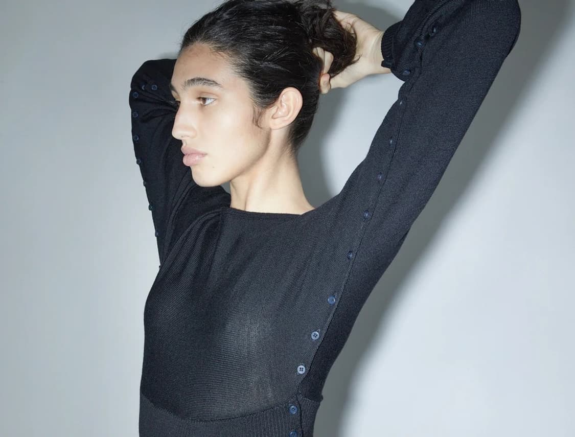 [S,M,L]팔로마울 Fa 버튼 원피스 상품이미지2