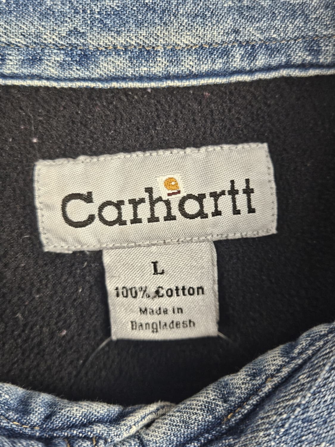 칼하트 데님 헤비 플란넬 워크 셔츠 자켓 ( L ) / 10451 상품이미지8