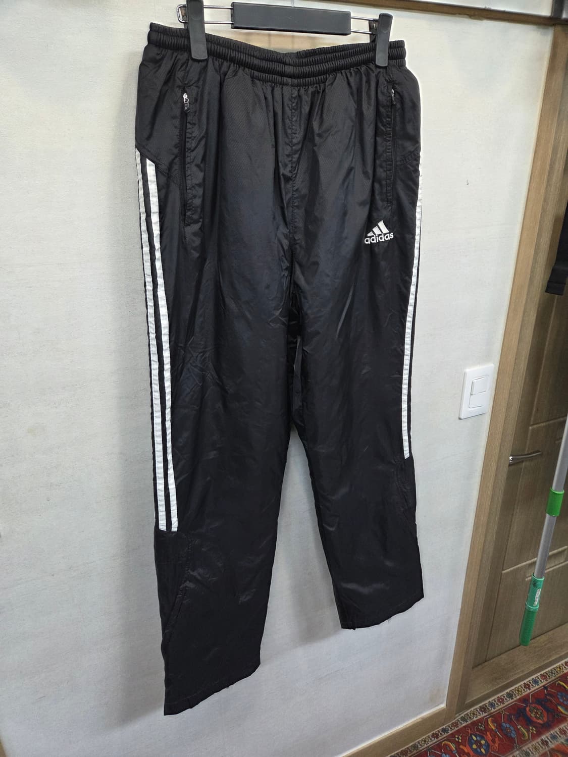 아디다스 올드스쿨 안감누빔 패디드 방풍 트랙팬츠 xl 상품이미지5