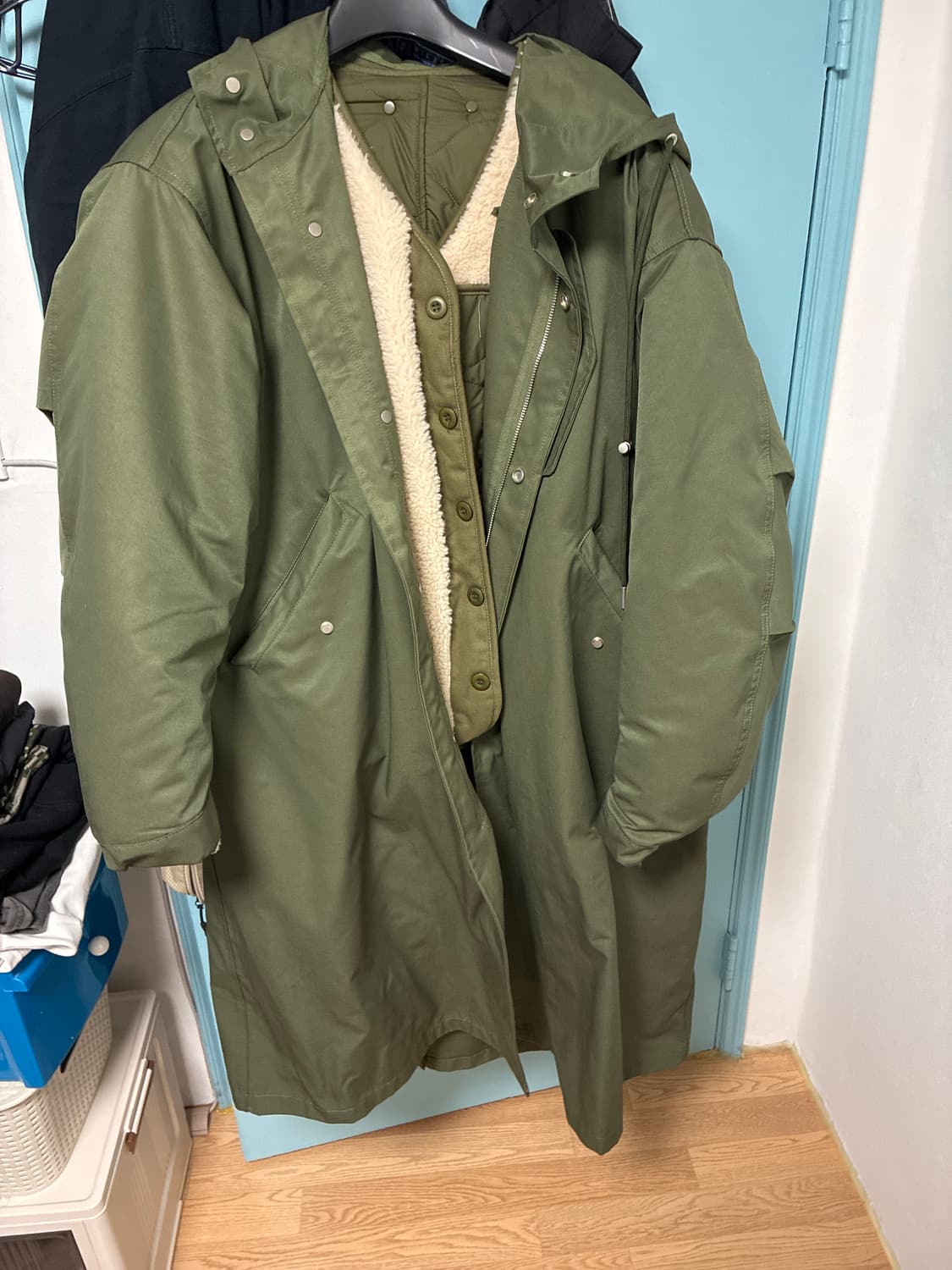 케이엔드 M-51 피쉬테일 오버사이즈 코트 상품이미지5