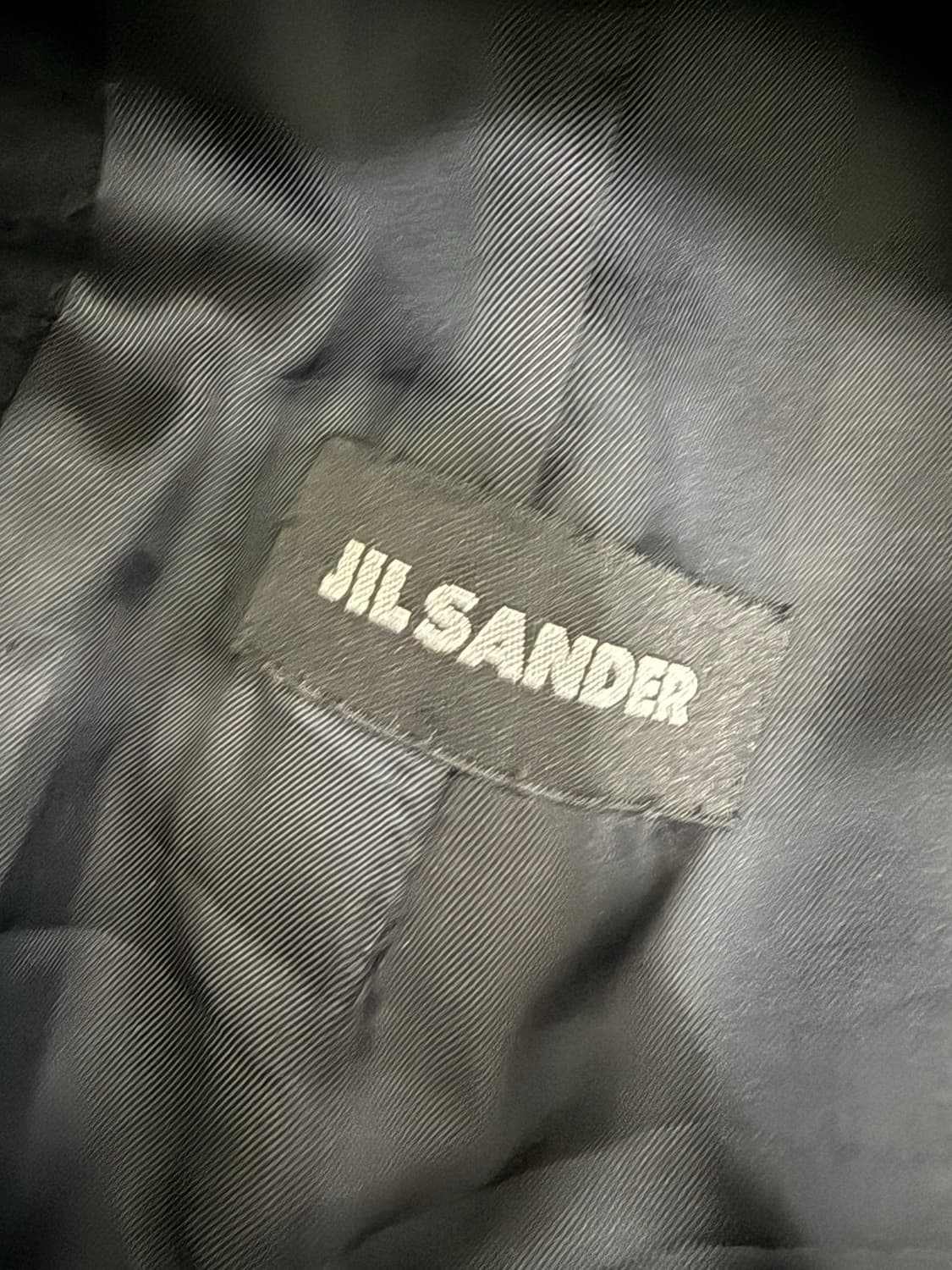 JIL SANDER 질샌더 블랙 캐시미어 모직코트 52 상품이미지3