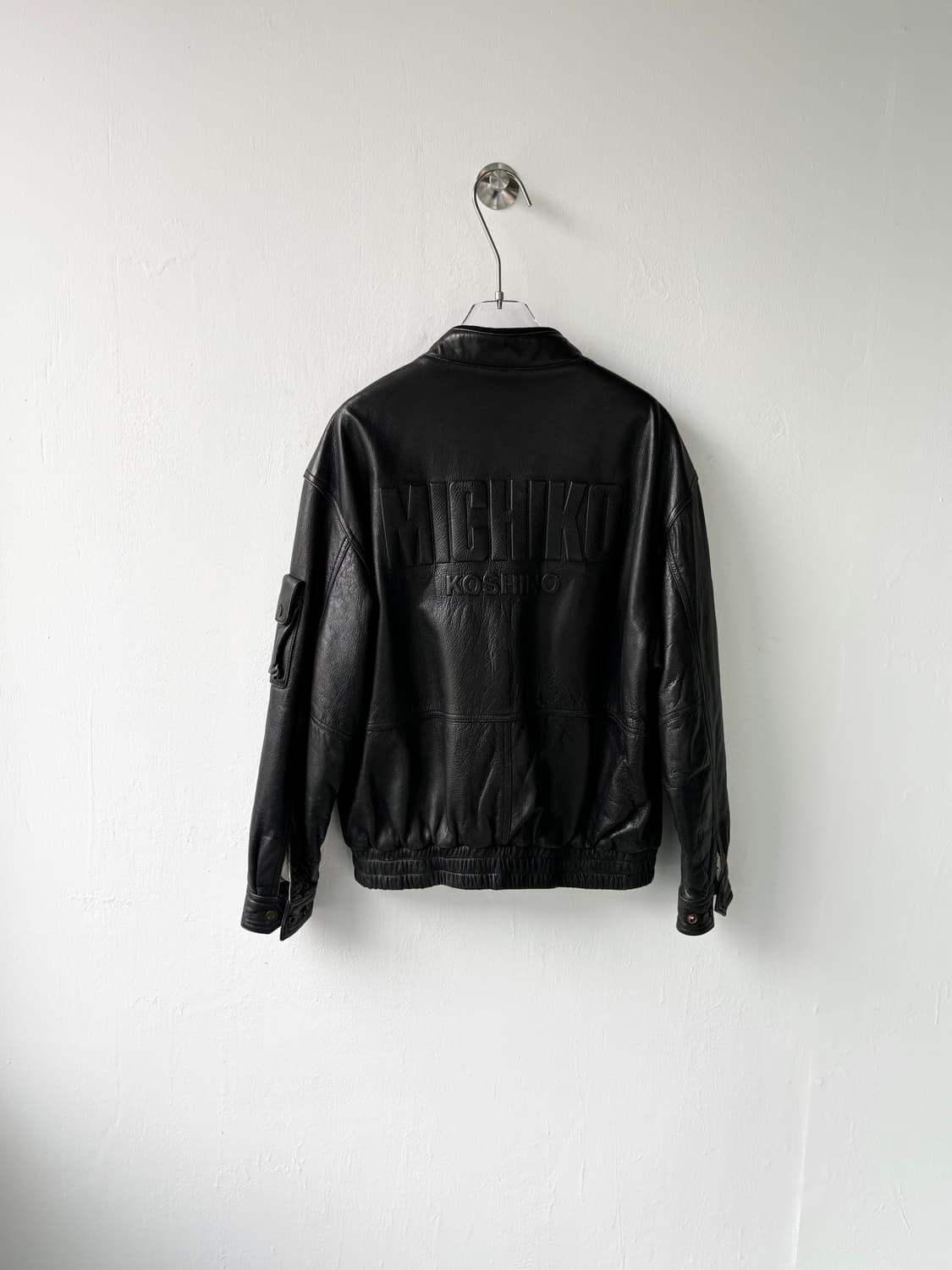 미치코 런던 레더 바이커 자켓 상품이미지5