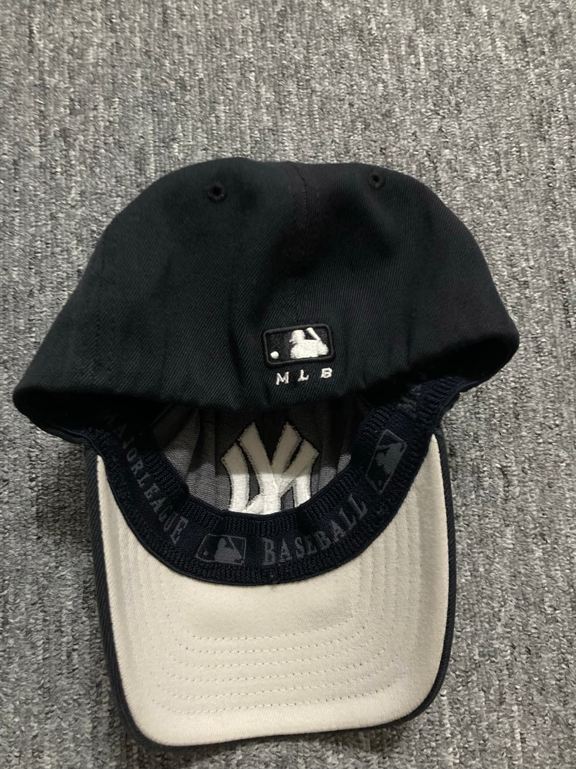 MLB 뉴욕양키스 볼캡 블랙 XS-S 상품이미지2