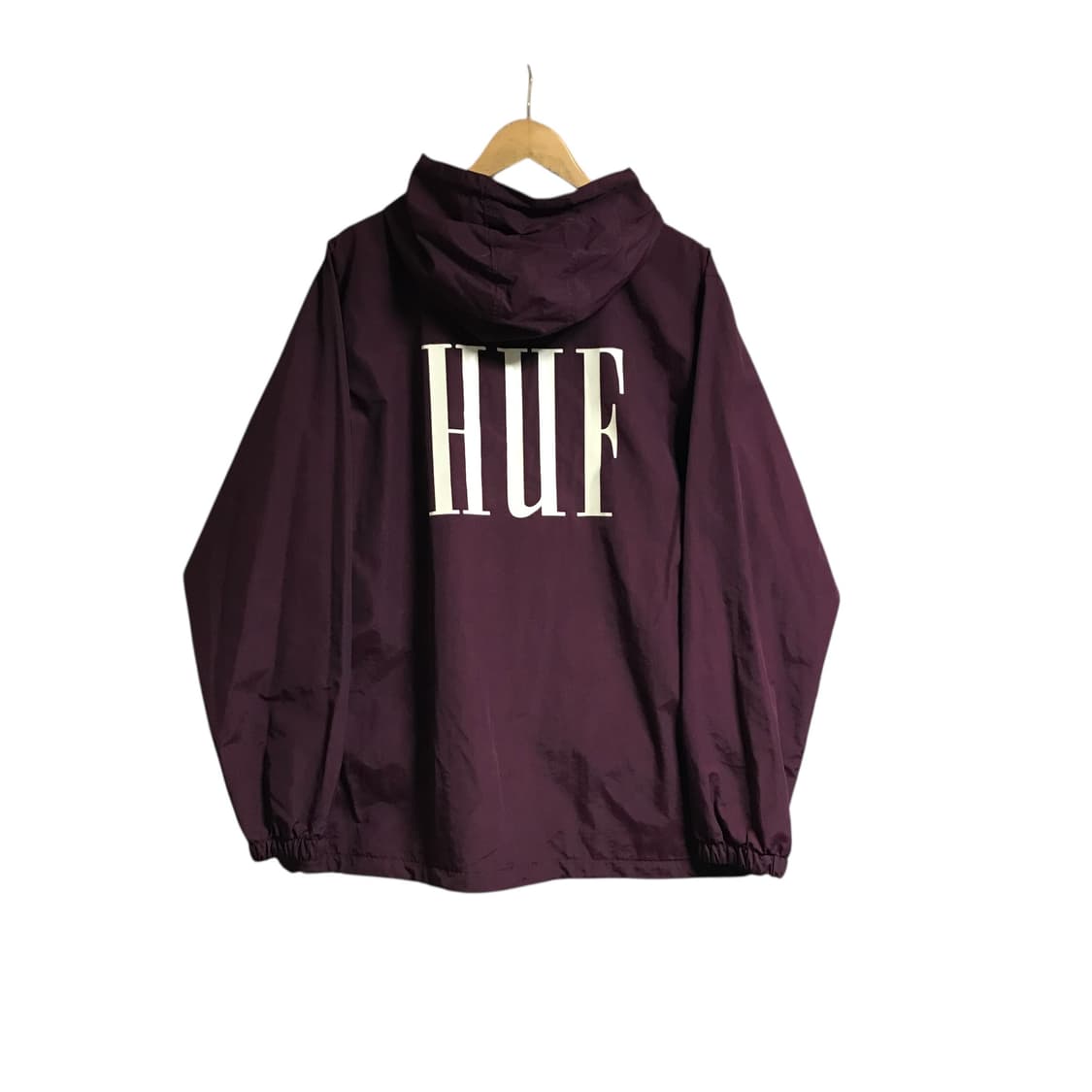허프 빅로고 버건디 아노락 자켓 상품이미지3