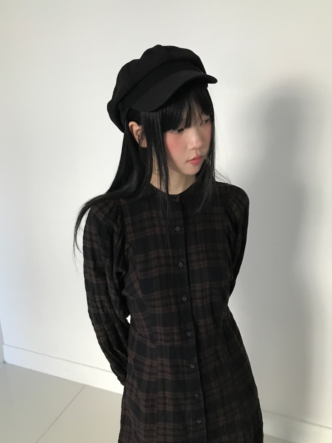 Check shirts dress 상품이미지7