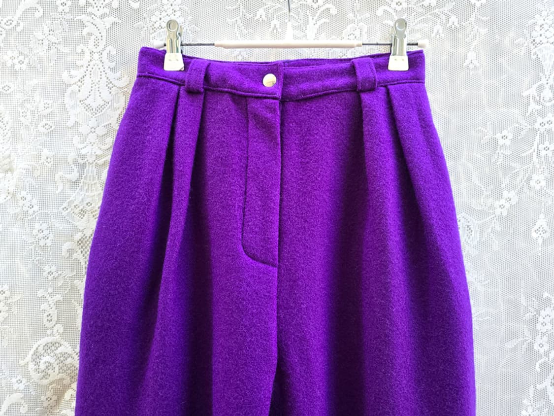 80s 까스텔 바작 울 슬렉스 (made in france) 상품이미지2