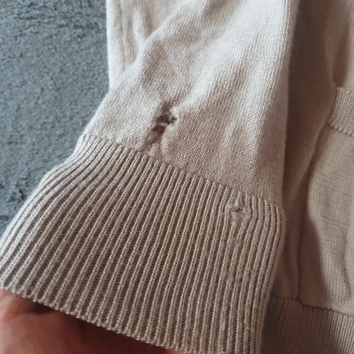 메종키츠네 여성 폭스헤드 울 가디건 M 모카 상품이미지4