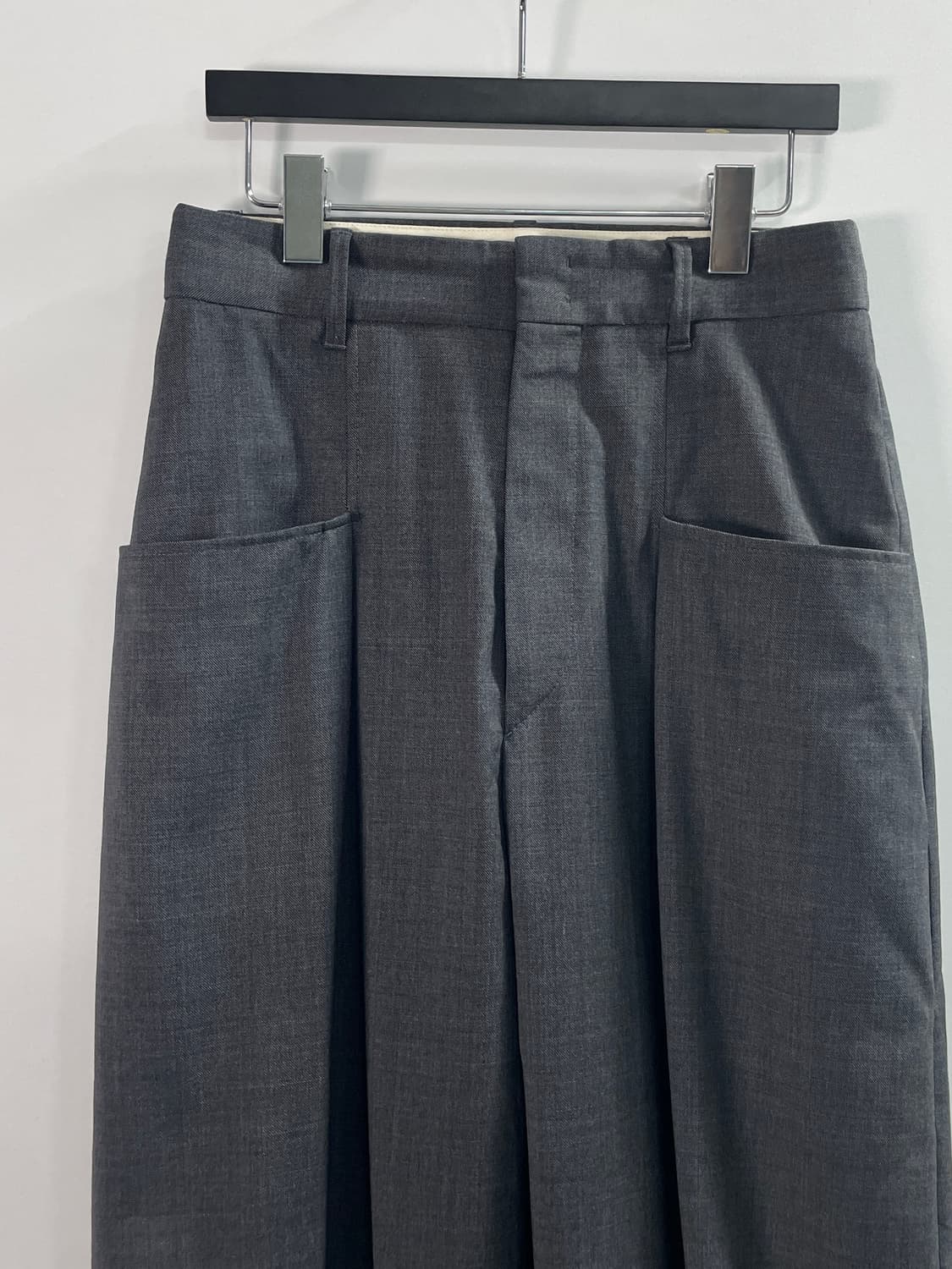 이자벨마랑 우먼스 그레이 와이드 슬랙스 팬츠 (onp.66) 상품이미지3