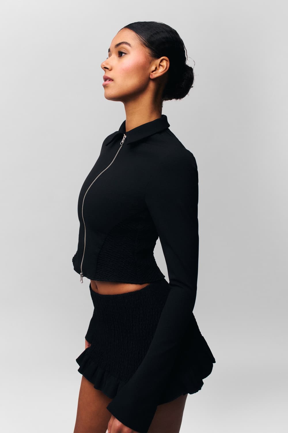 [S,M]귀조 25fw Apolline Smocked 자켓 상품이미지8