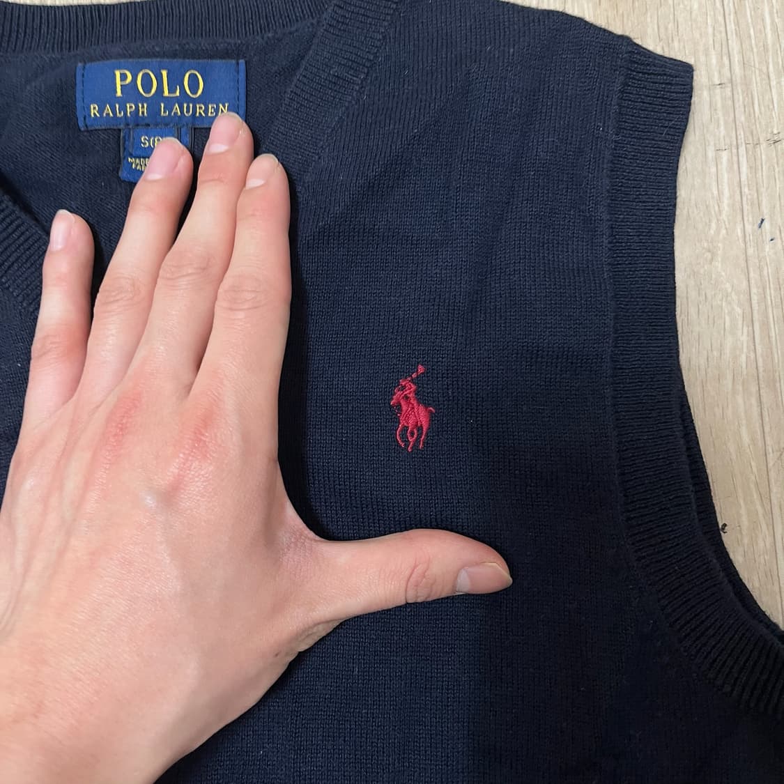 폴로 랄프로렌 키즈 브이넥 니트조끼 S/8 상품이미지2