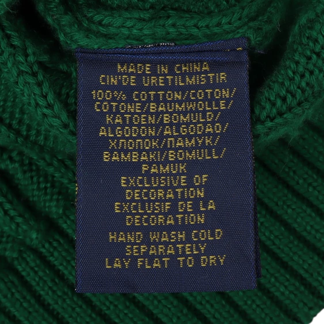 폴로 랄프로렌 딥그린 케이블 니트 상품이미지9