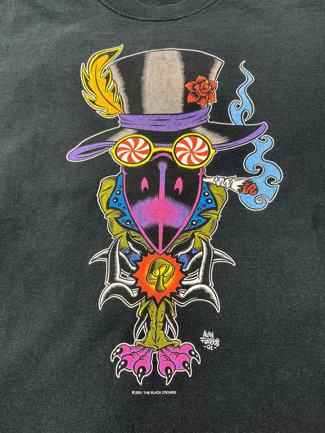 2001' TheBlackCrowes 밴드 티셔츠 L 상품이미지3