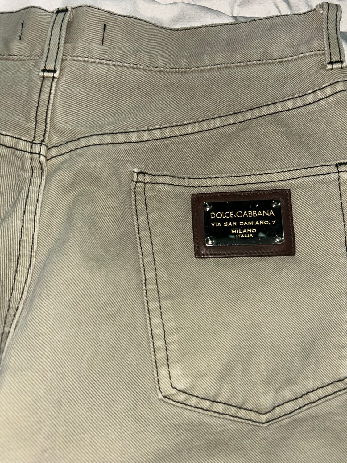 돌체앤가바나 치노팬츠 베이지 상품이미지1