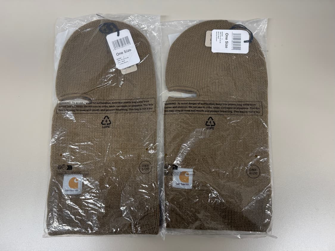 칼하트 스톰 마스크 브라운 비니 바라클라바 상품이미지2