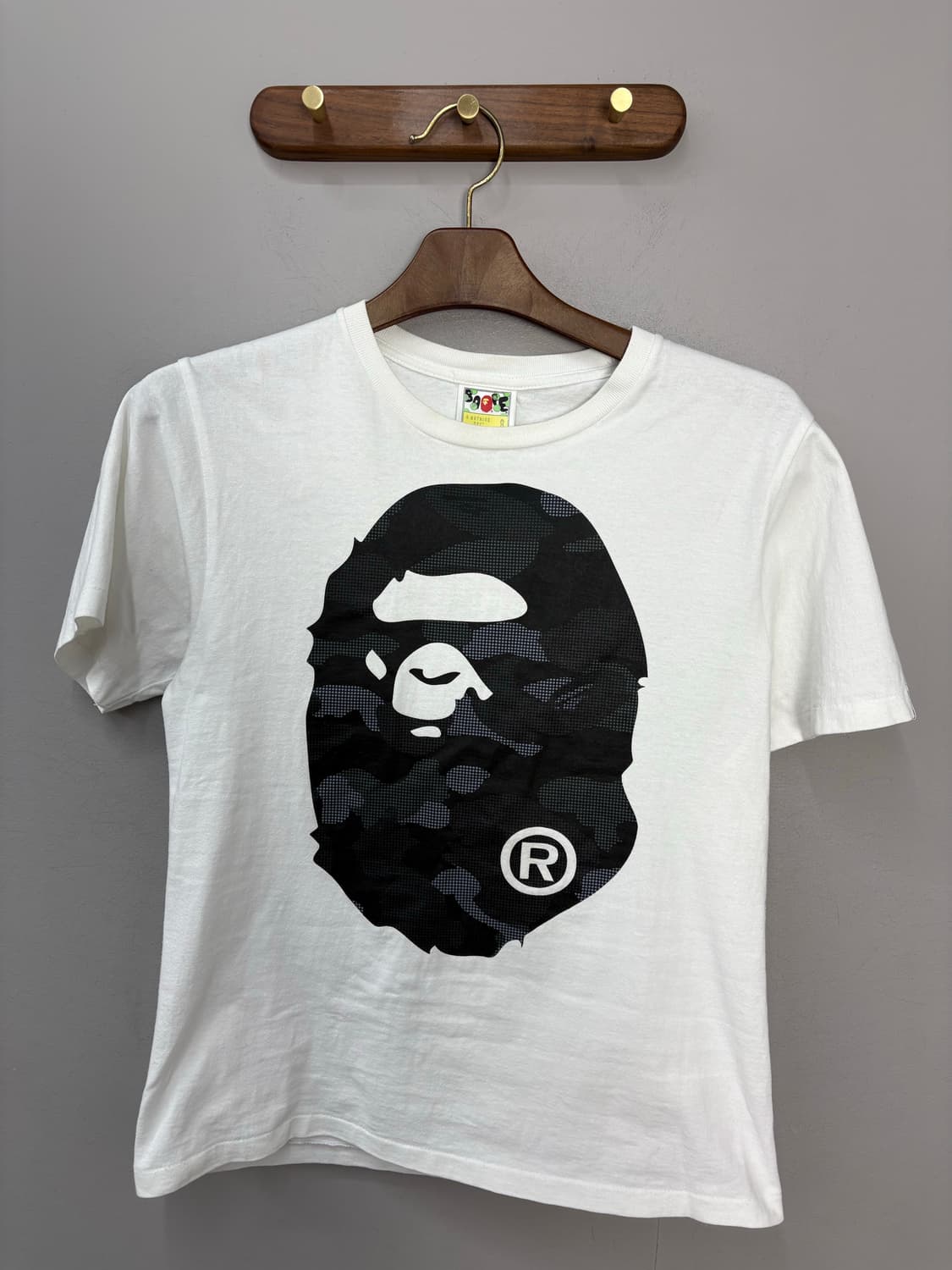 베이프 카모 빅사루 화이트반팔 A3429 상품이미지2