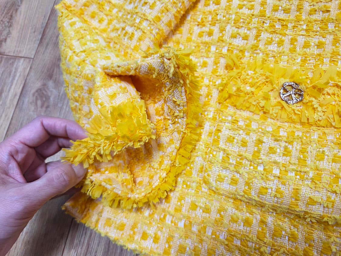 쏘울(so.wool) 마리아켄트 트위드자켓 55-66 새상품 상품이미지8