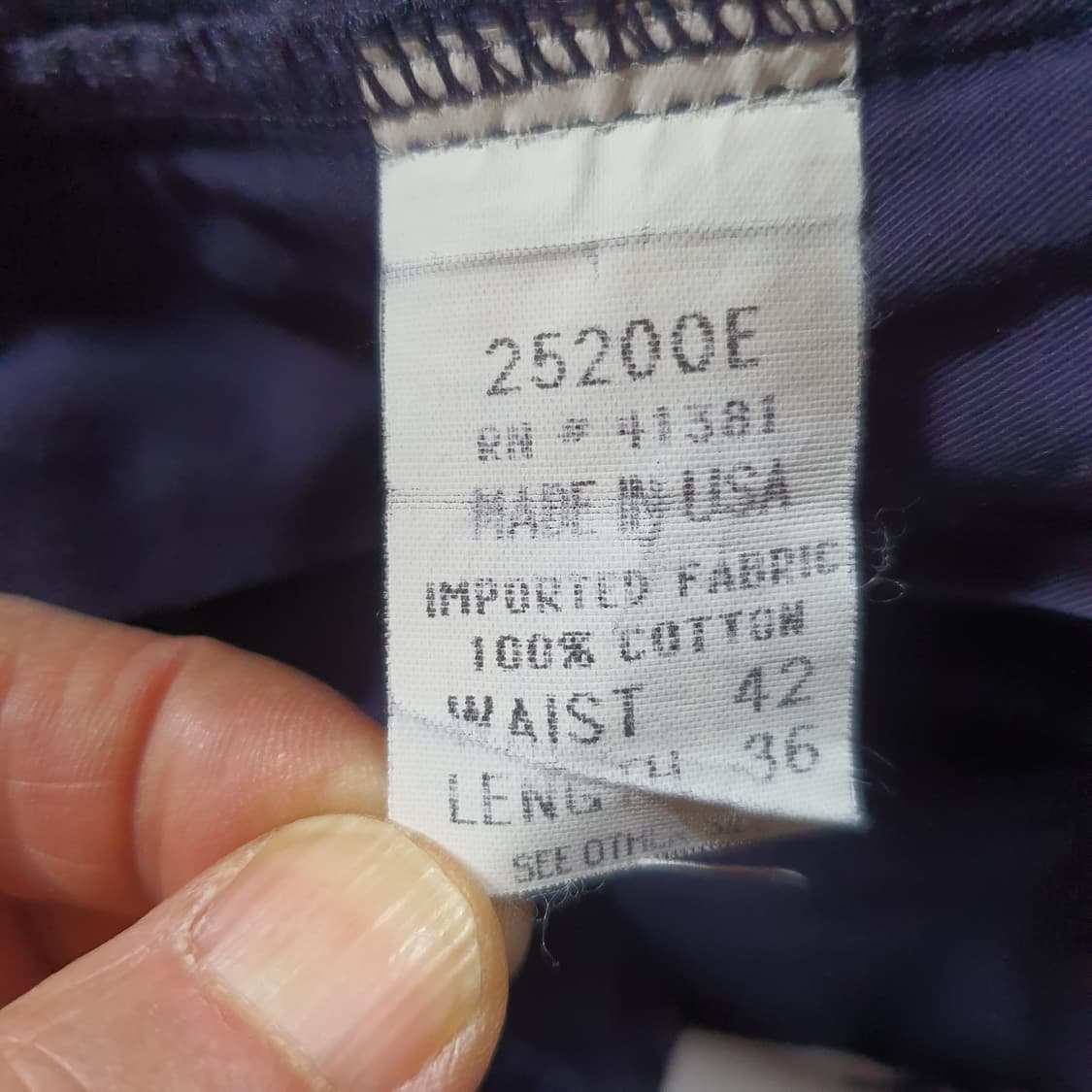 90s 폴로 랄프로렌 네이비 투턱 치노 팬츠  상품이미지6