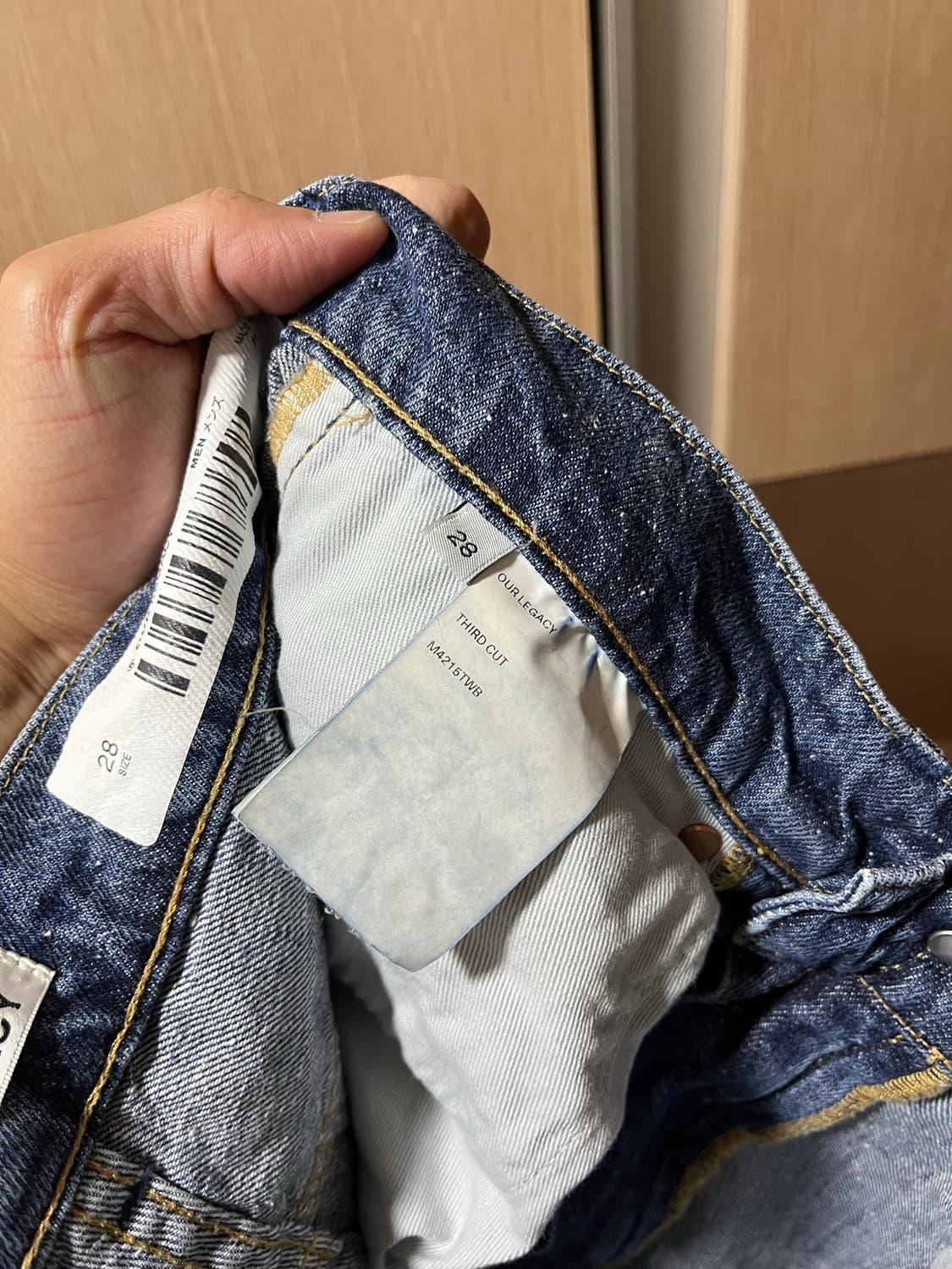 아워레가시 써드컷 원 블루 넵 28사이즈 팝니다 상품이미지7