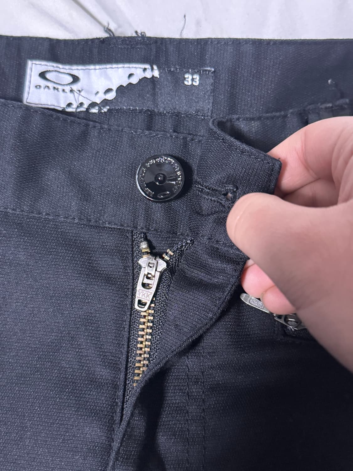 오클리 스컬 자수 로고 커브 팬츠 상품이미지5