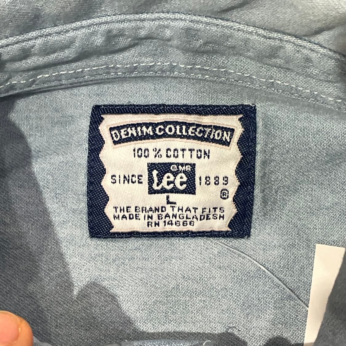 (L) 90s Lee 리 데님 셔츠 상품이미지4