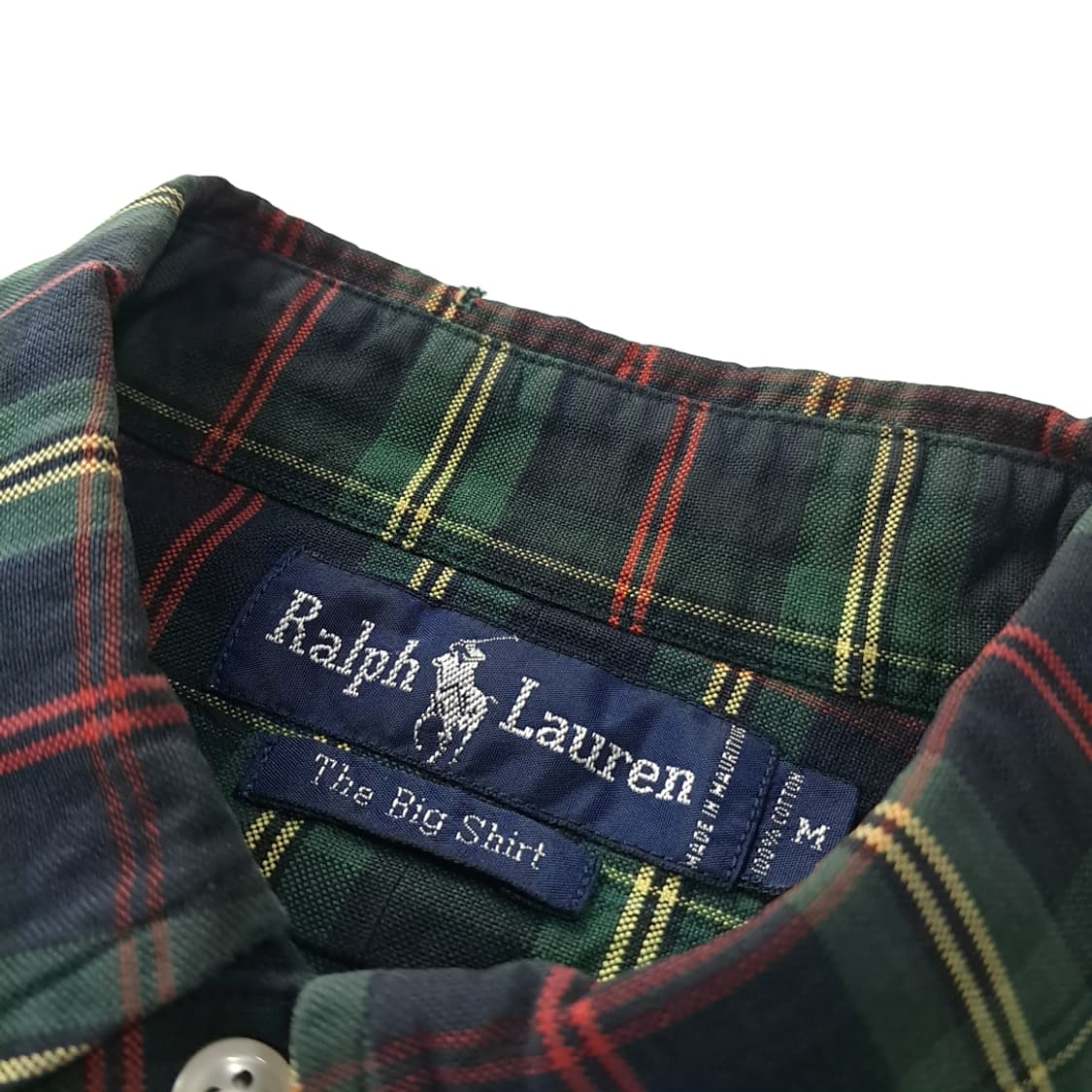 CK194 M 폴로 90s 빅셔츠 모덜 블랙워치 쉴드 엠블럼 셔츠 남방 상품이미지3